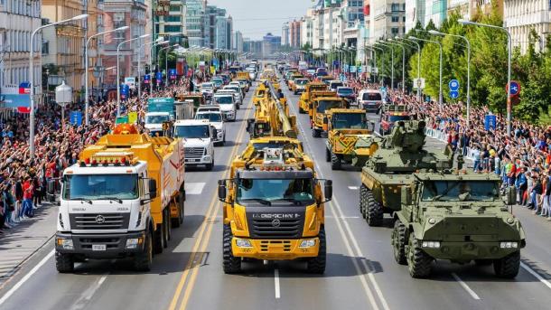 Парад спецтехники пройдёт в центре Новосибирска на День города