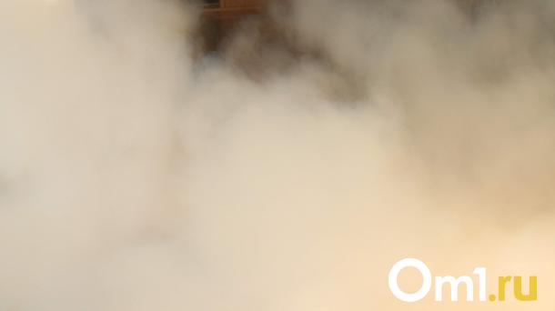 Омичей возмутила машина, распыляющая грязь