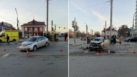 Пострадали пешеходы и пассажиры: на центральной магистрали в Омске крупная авария