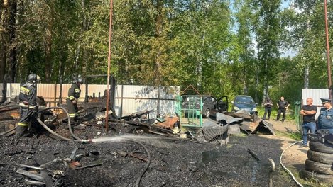 Следователи возбудили уголовное дело после гибели ребёнка при пожаре в дачном обществе в Новосибирске
