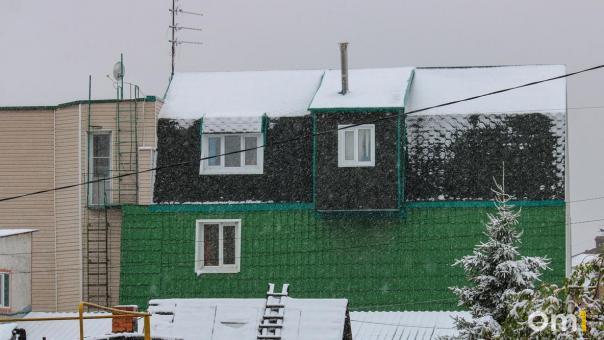 На севере Омской области выпал первый снег