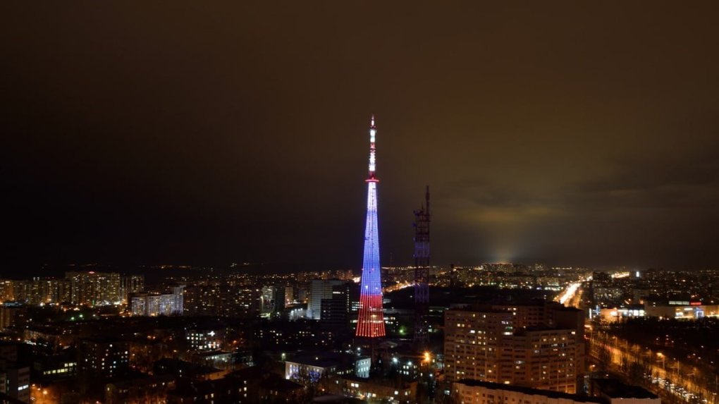 Омскую 196-метровую телевышку украсят светодиодной подсветкой