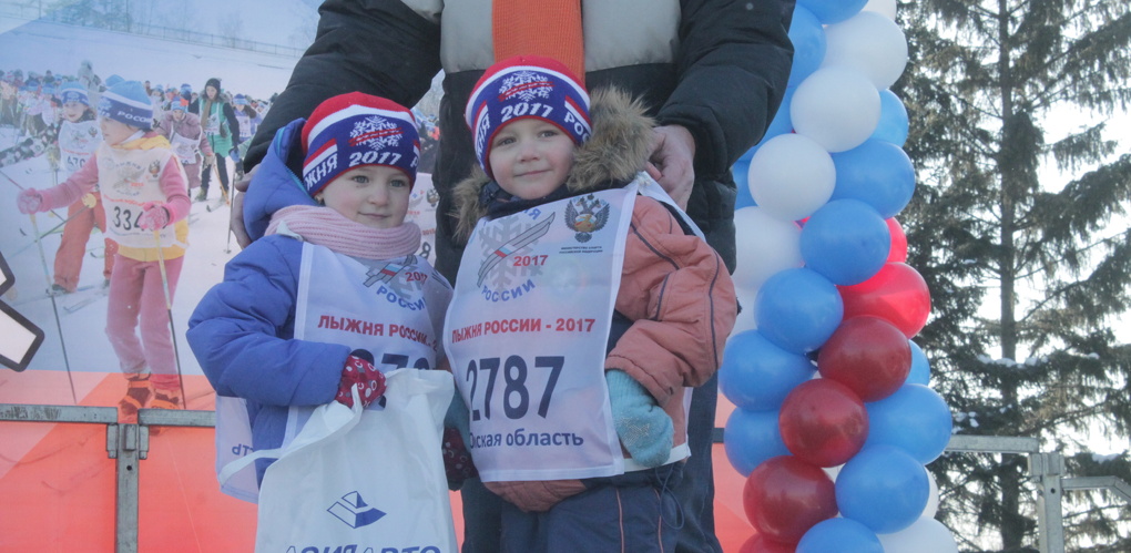 Самыми младшими призерами «Лыжни России» стали 4-летние спортсмены
