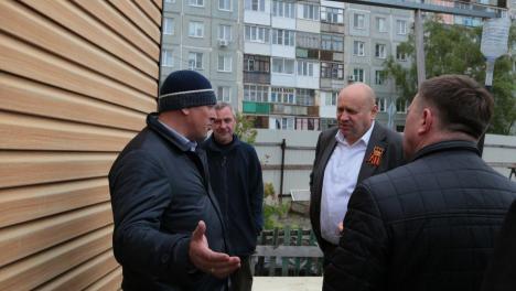 Шелест лично проверил затопленные улицы Кировского округа Омска