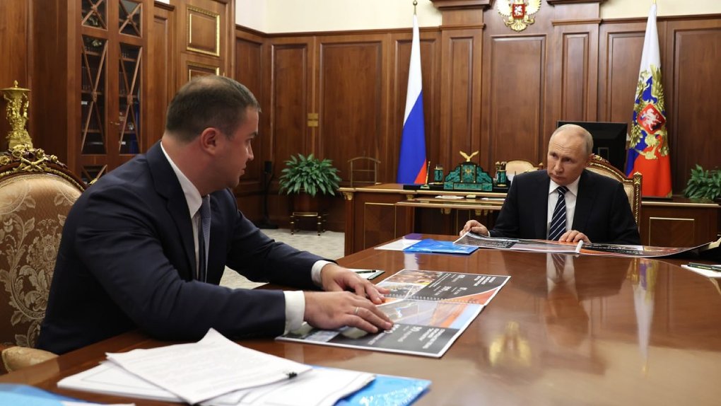 Владимир Путин провёл рабочую встречу с главой Омской области Виталием Хоценко