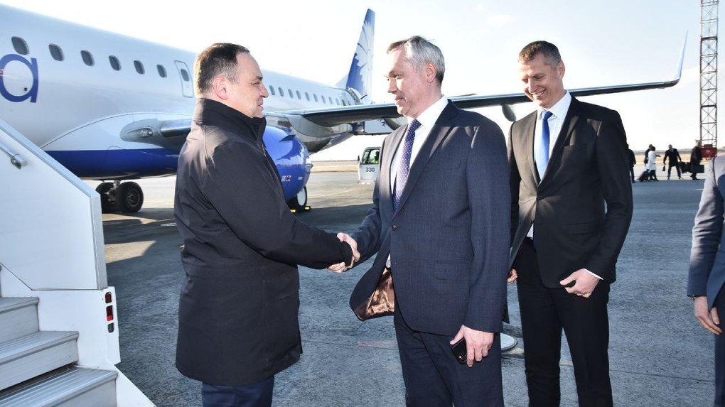 В Новосибирск с рабочим визитом прибыл премьер-министр Беларуси Роман Головченко