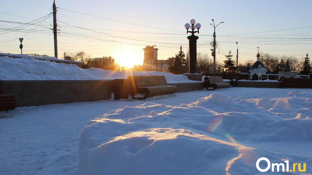 В первые дни новогодних каникул погода в Омске изменится от +1 до -32