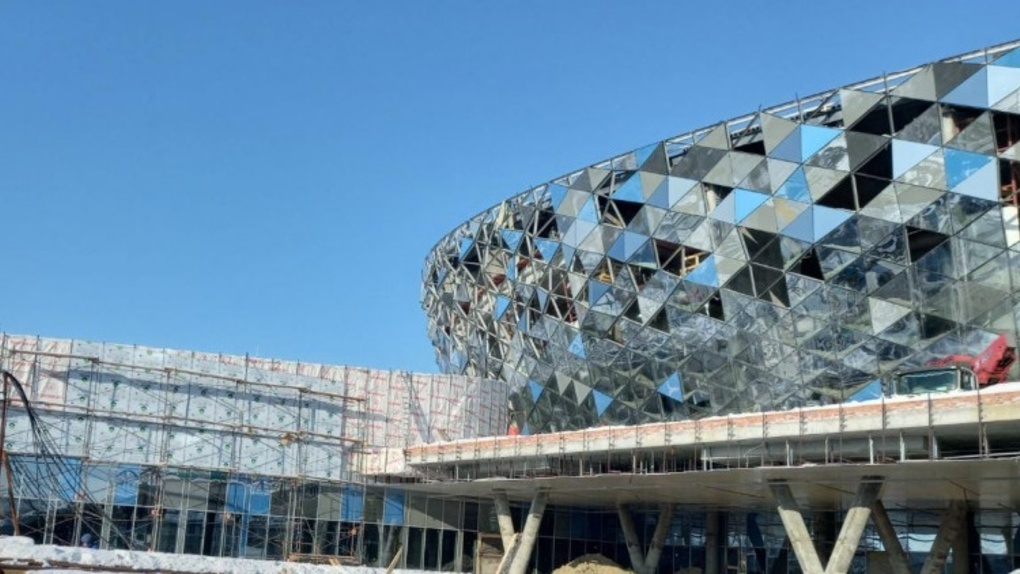 Готовность новой ледовой арены к МЧМ-2023 в Новосибирске составила 65%