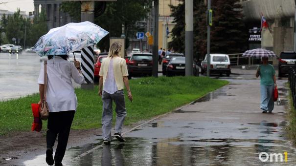 Ещё ливни. Синоптики спрогнозировали ухудшение погоды в Омской области