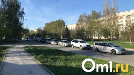 Большая пробка сковала Затулинский жилмассив Новосибирска