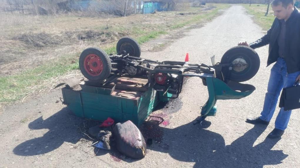 Десятилетний мальчик насмерть разбился на мотороллере под Омском