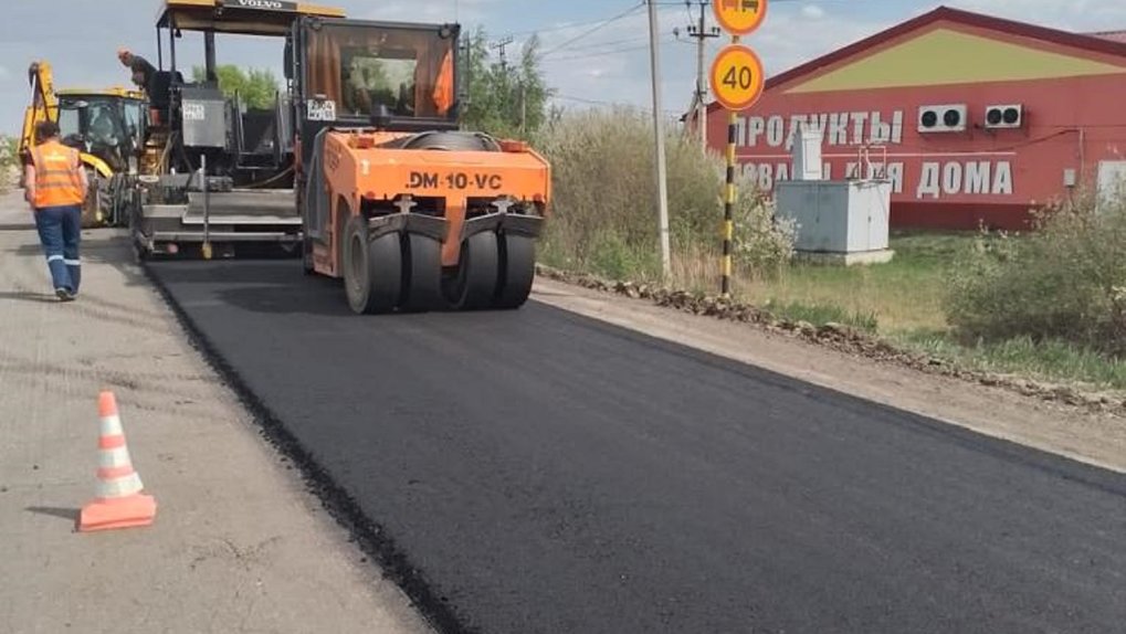 В Омской области отремонтируют четыре километра дорожного полотна