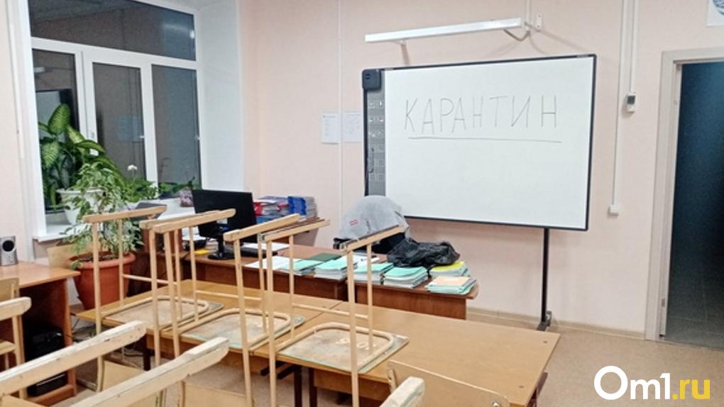 На карантин закрыты 94 класса в омских школах