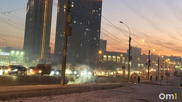 В Омске утренние пробки достигли 7 баллов