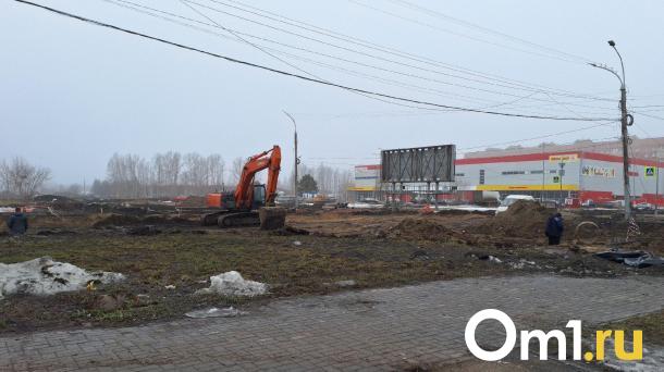 В Омске ремонт бульвара Архитекторов завершат только через год