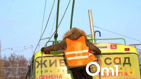 В Омске восстановили движение троллейбусов