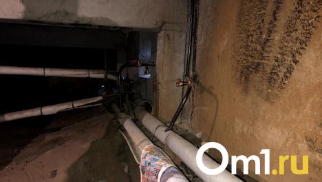Жители омской хрущёвки страдают из-за чужих труб в своём подвале