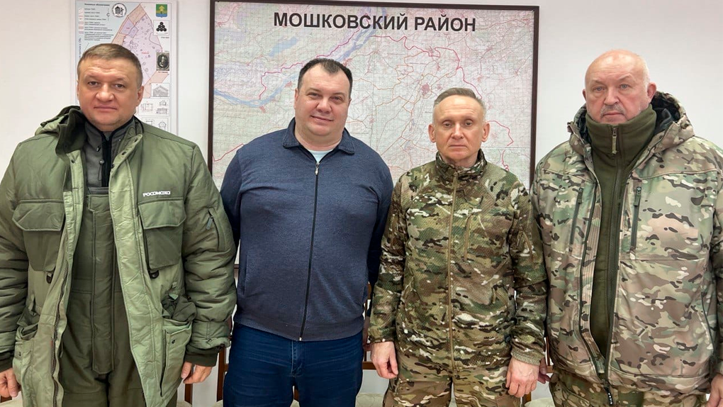 Командир новосибирского отряда спецназначения «Вега» обсудил сотрудничество с главой Мошковского района