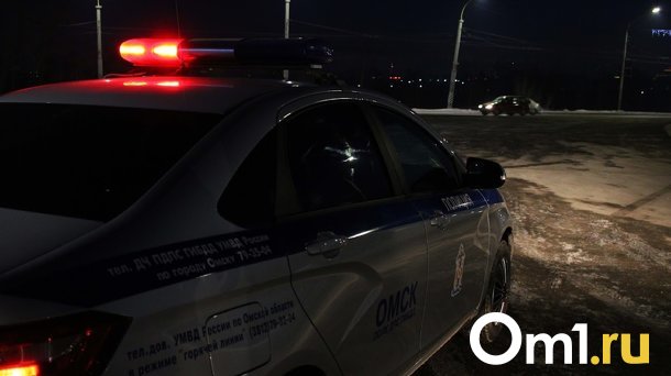 В Омске водитель умер, врезавшись в стоящий грузовик