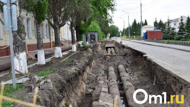 В Омске успели заменить только треть тепловых труб от запланированных работ