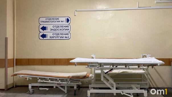 Омичке на голову упал кусок льда