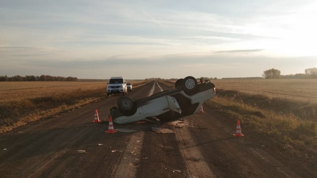 В Омской области пьяный омич устроил аварию