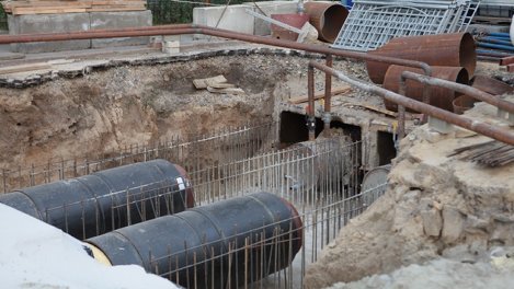 Ремонт теплосетей на Коммунистической улице в Новосибирске завершат вовремя