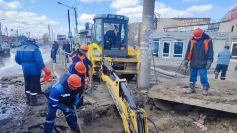 В Омске затопило фитнес-клуб на Станционной