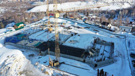 Группа «ВИС» показала фото со строек новых поликлиник Новосибирска