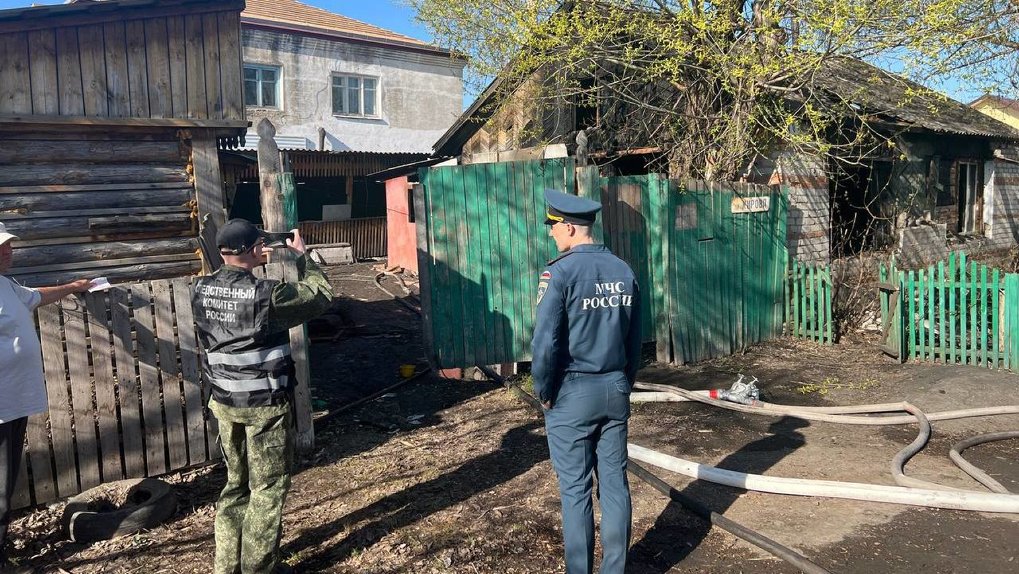 Пятеро детей успели спастись из горящего дома под Омском, где погибли подростки