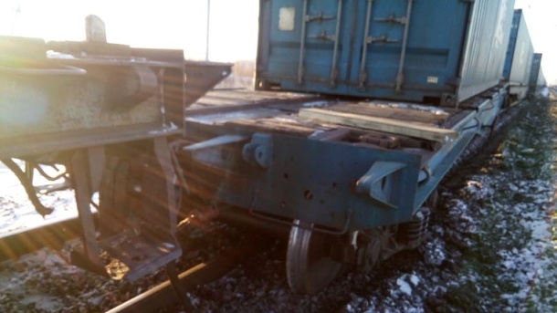В Омской области с рельсов сошли четыре вагона