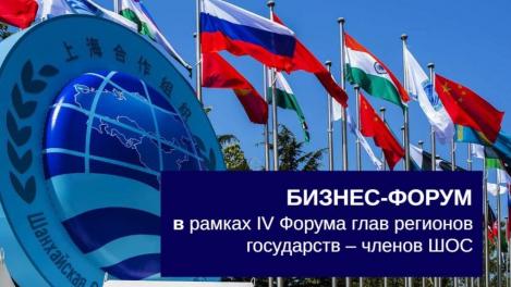 В рамках Форума глав регионов стран ШОС в Омске состоится бизнес-форум