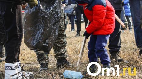 Омичам рассказали, куда девать мусор после средников и субботников