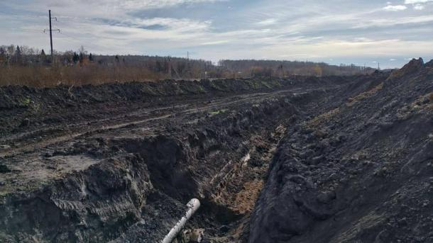 В Новосибирске газовики испортили плодородные земли