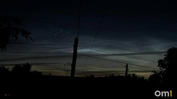 В небе над Омском снова заметили серебристые облака