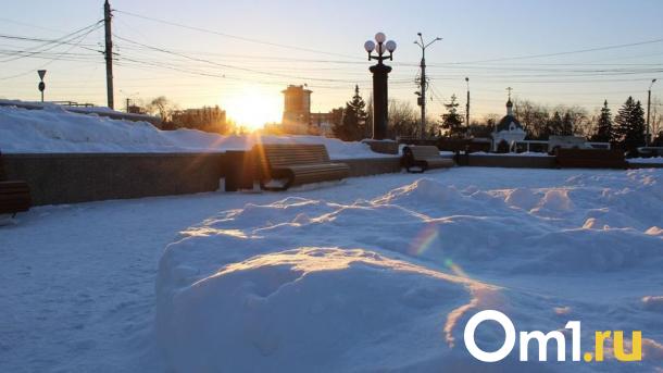 С начала сезона из Омска вывезли 305 тысяч кубометров снега