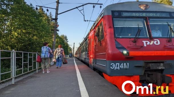 Омские электрички временно будут ездить по другому расписанию