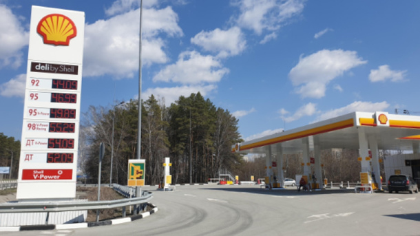 Заправки Shell сменили название на Teboil в Новосибирске