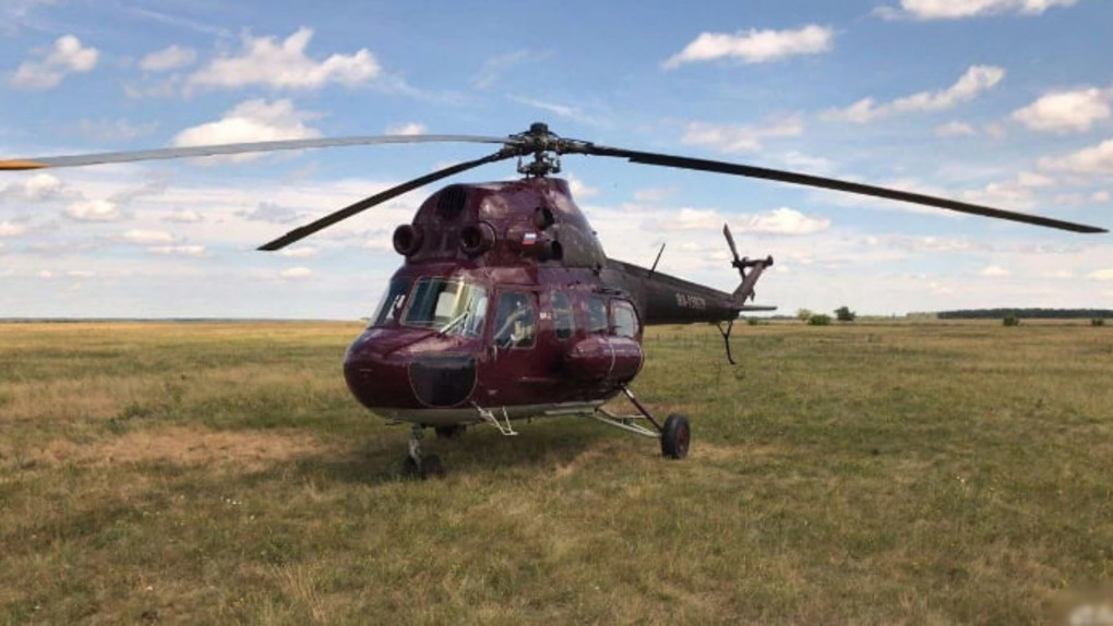 В Омской области выставили на продажу вертолёт за 15 миллионов рублей