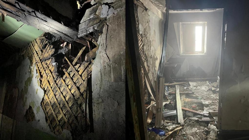 Прокуратура: омский дом с осыпающимся потолком может рухнуть
