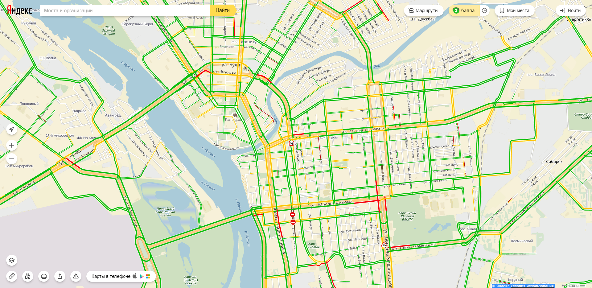 Пробки иваново. Серебряный берег Омск карта.
