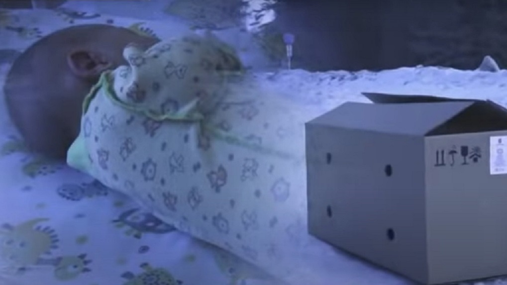 «Родила и бросила». Историю найденной в коробке под Новосибирском девочки показали в шоу Андрея Малахова