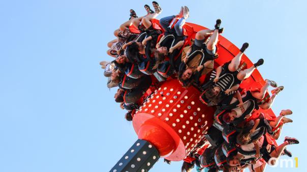 В омском парке «Зелёный остров» запустили экстремальный аттракцион