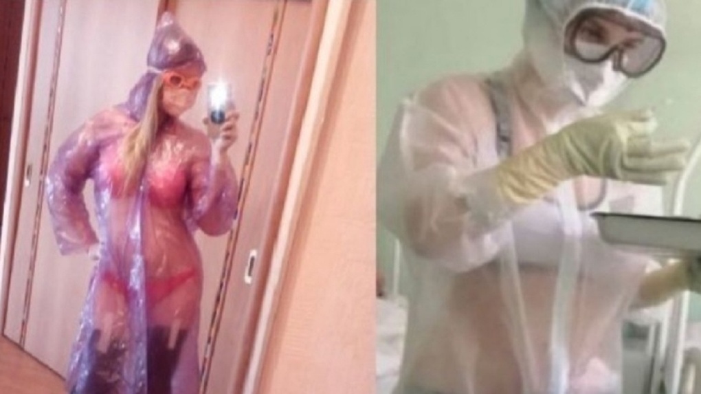Медсестра в купальнике: жительница Новосибирска взорвала интернет полуголой фотосессией
