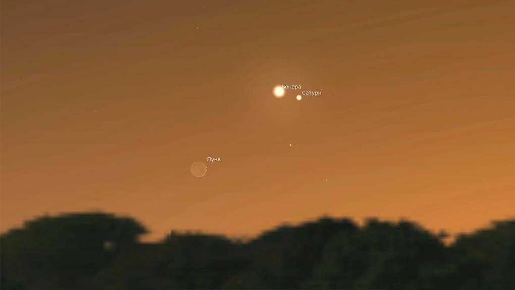 Новосибирцы смогут разглядеть в вечернем небе сближение Венеры и Сатурна