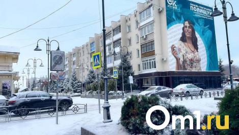 В Омск пришла зима. Последствия мощного ночного снегопада