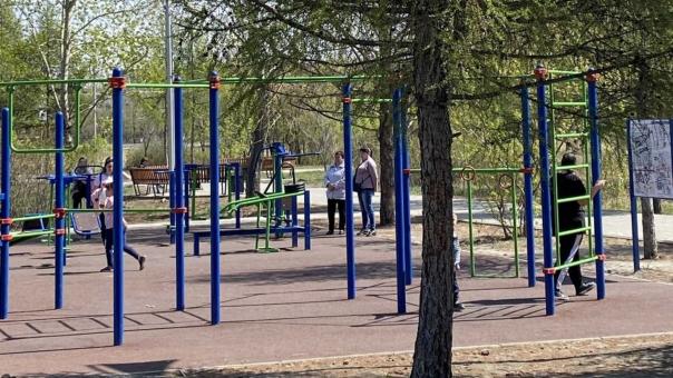 В Омске благоустройство бульвара Веретено выполнено на 85%