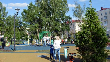 Летом на омском Бульваре Победы установят детскую площадку почти за три миллиона рублей