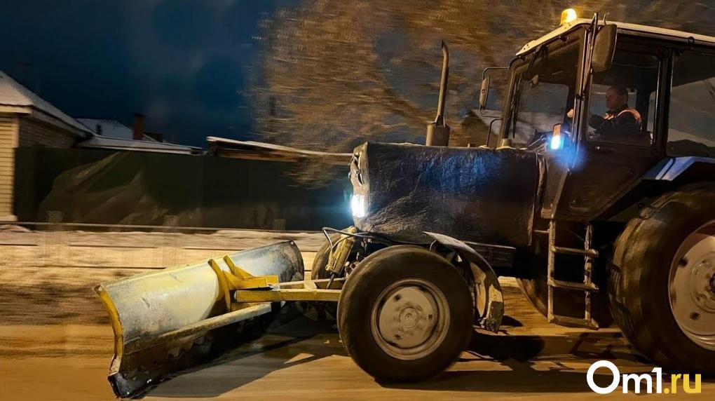 Трассу Рождественского полумарафона в Омске подметут ещё раз