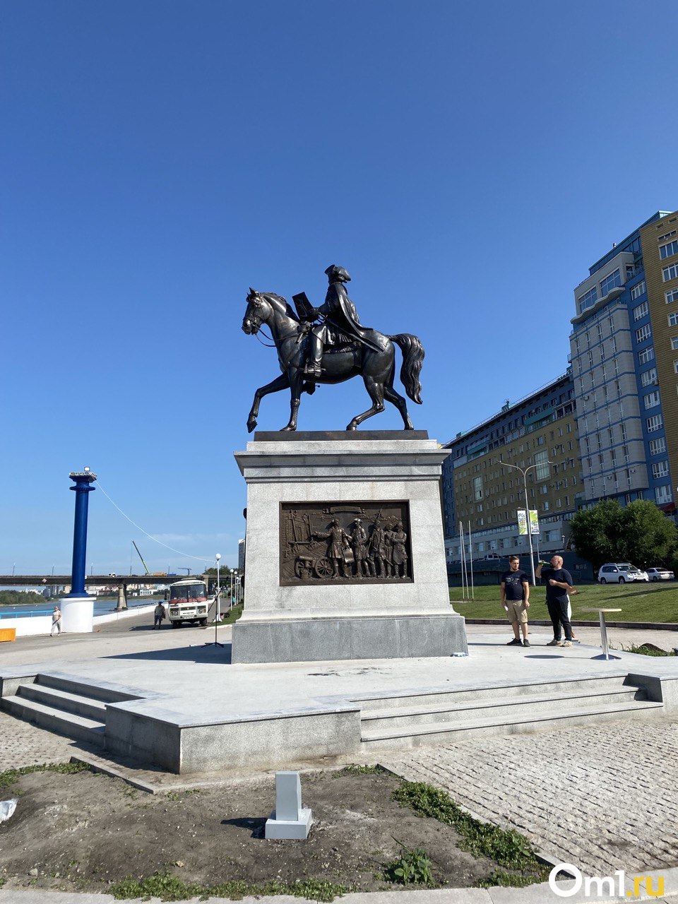 В Омске установили памятник Бухгольцу (ФОТО) | 02.08.2023 | Омск -  БезФормата